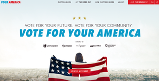 Univision's online voter portal